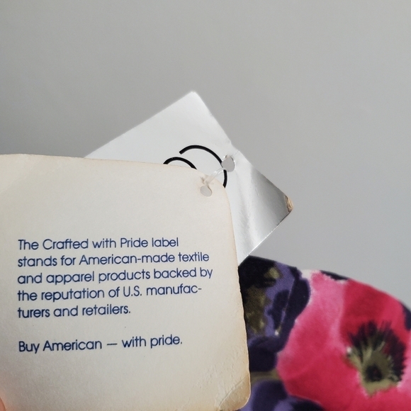 NEW VTG Carol Anderson 4P Pink Floral Midi Dress Petite 80s Secretary - Picture 9 of 10